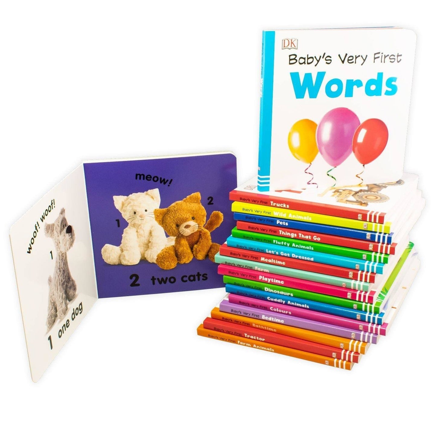 Baby's Very First Library By DK 18 Board Books Set- Ages 0-5 - Board Book
