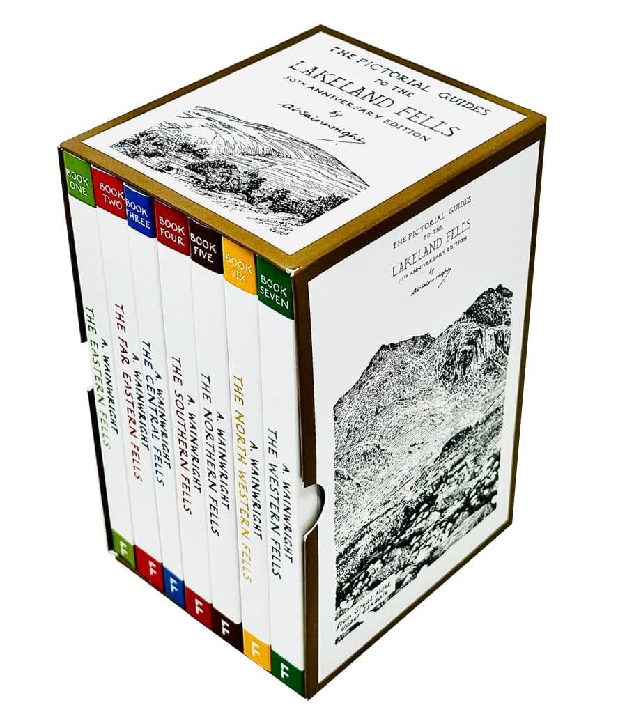 The Pictorial Guides to the Lakeland Fells by Alfred Wainwright: 50th Anniversary Edition 7 Books Box Set - Non-Fiction - Paperback