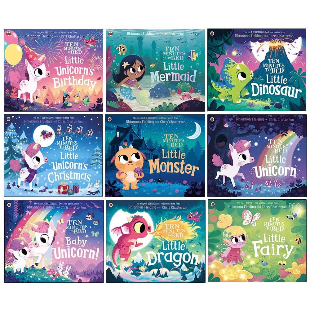 Ten Minutes to Bed Series By Rhiannon Fielding 9 Books Collection Set - Ages 2-6 - Paperback