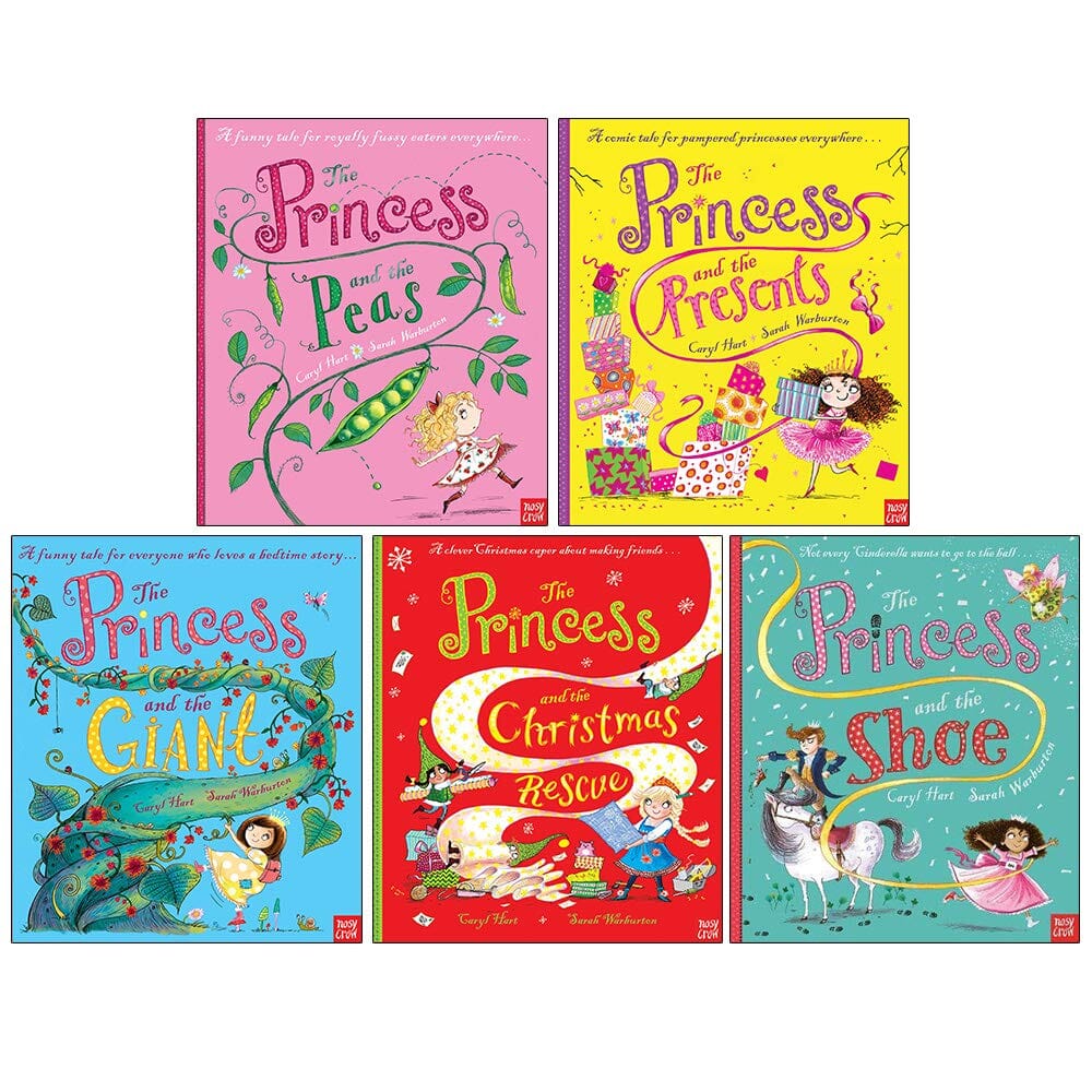 The Princess Series By Caryl Hart Illustrated 5 Books Collection Set - Ages 3-5 - Paperback