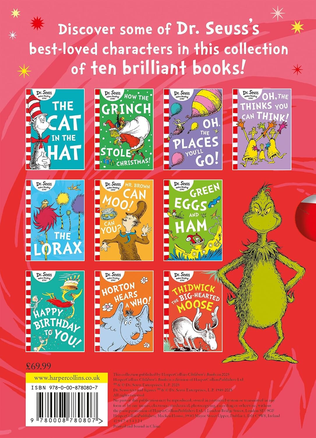 Dr. Seuss’s Splendid Stories 10 Books Collection Box Set - Ages 3+ - Paperback