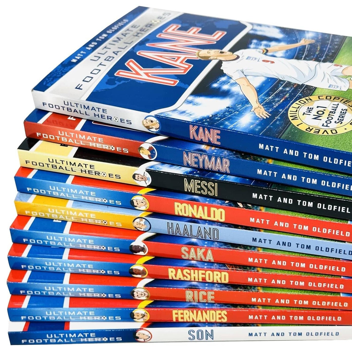 Ultimate Football Heroes Series 1 Collection 10 Books Set By Matt Oldfield, Tom Oldfield - Ages 7+ - Paperback 7-9 Bonnier Books Ltd