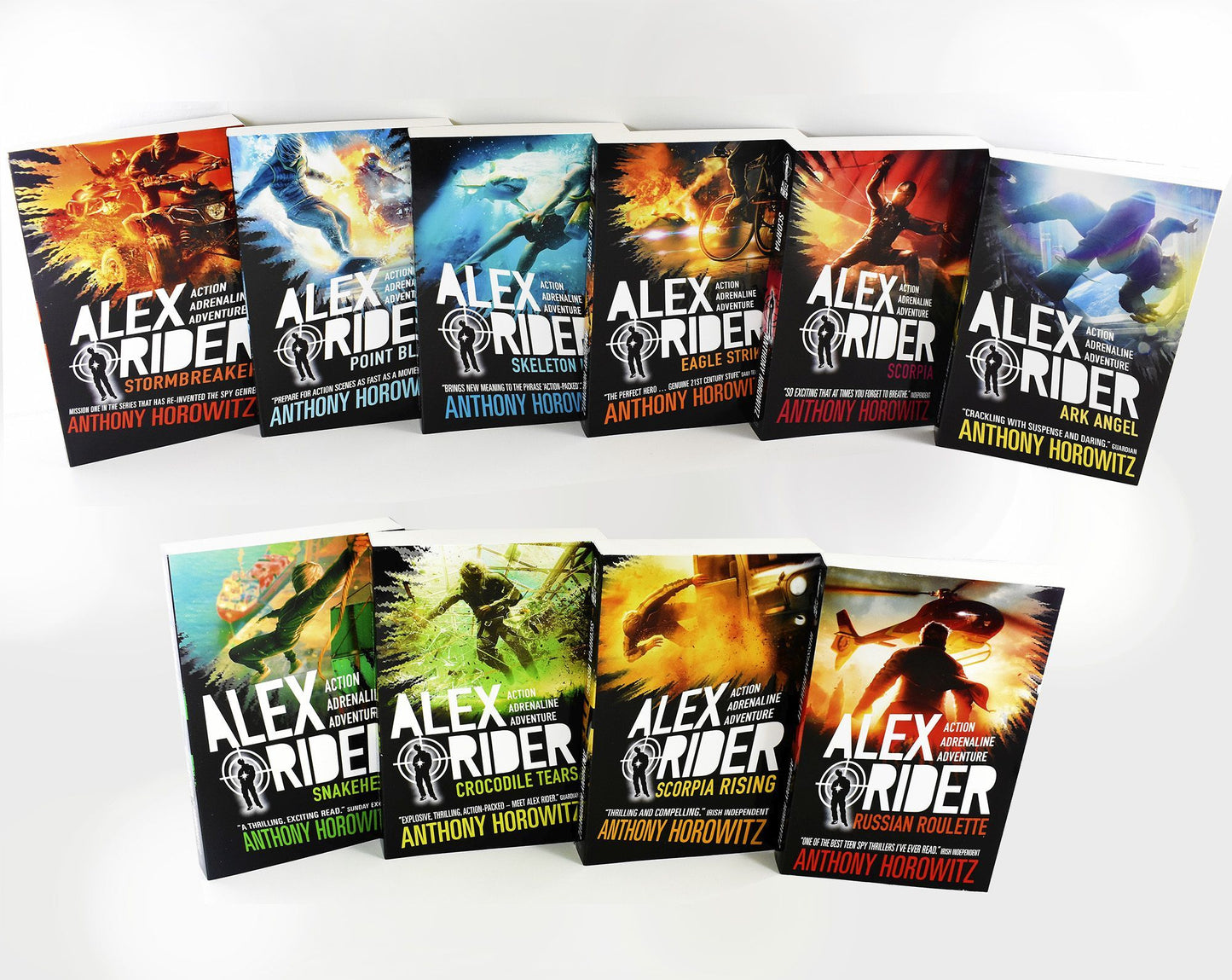Alex Rider by Anthony Horowitz 10 Books Box Set Collection - Spy Fiction - Paperback