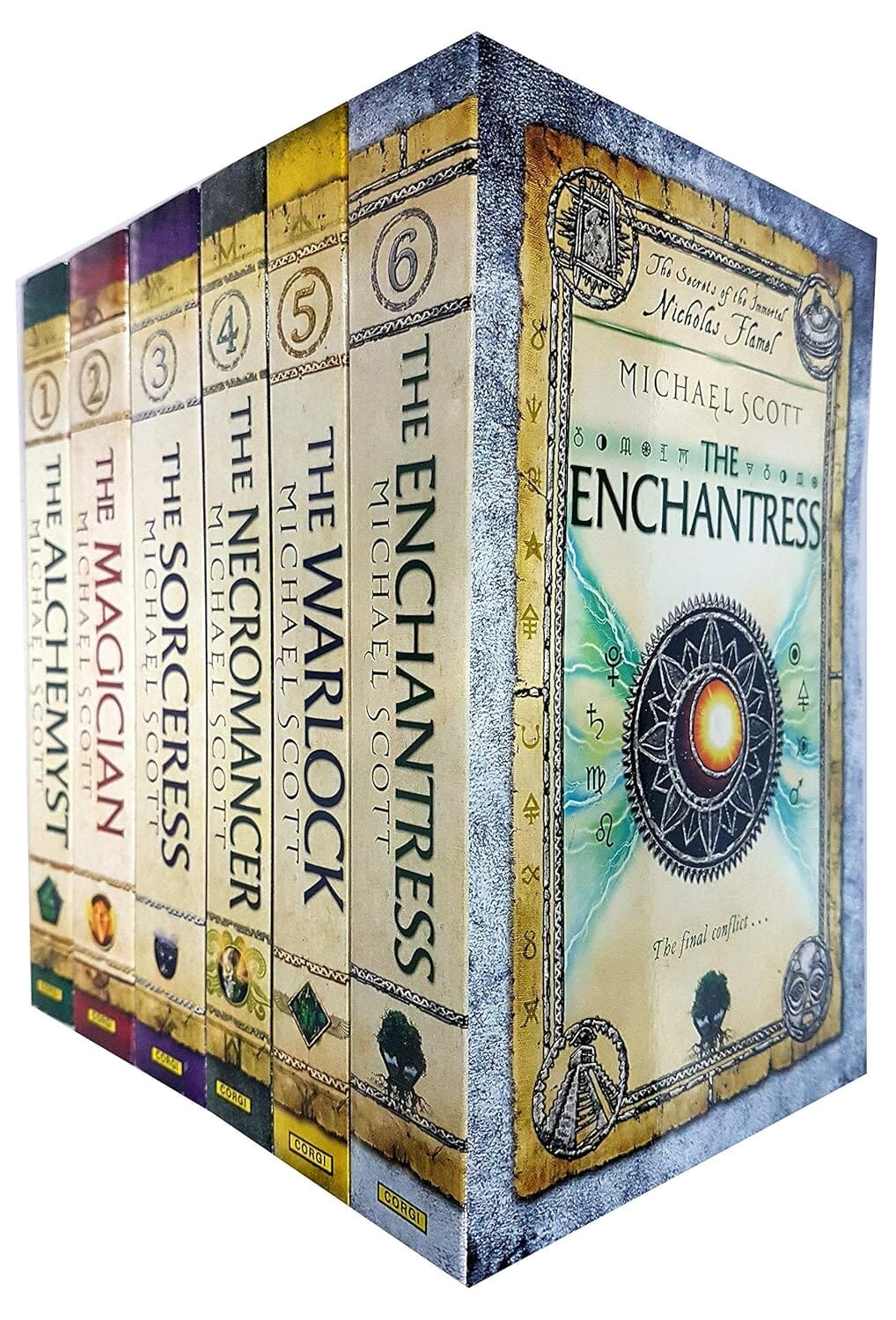 The Secrets of the Immortal Nicholas Flamel Collection by Michael Scott 6 Books Set - Ages 9-17 - Paperback