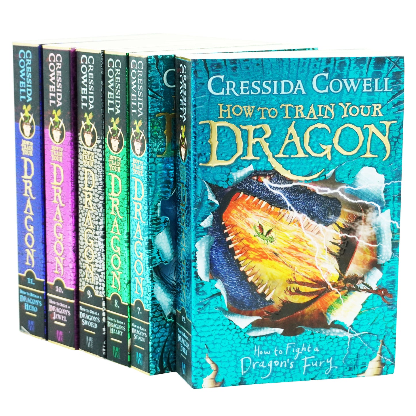 How To Train Your Dragon 6 Books (7-12) by Cressida Cowell - Ages 9-14 - Paperback