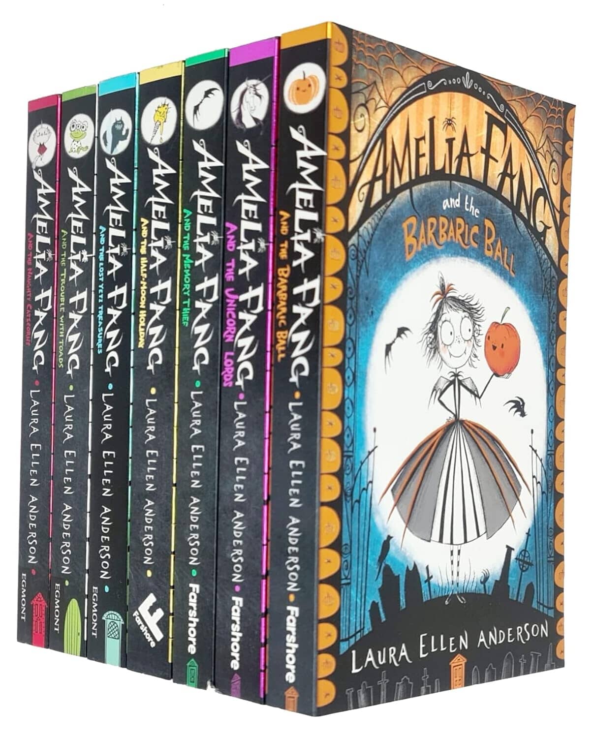 Amelia Fang Series by Laura Ellen Anderson 7 Books Collection Set - Ages 7-10 - Paperback