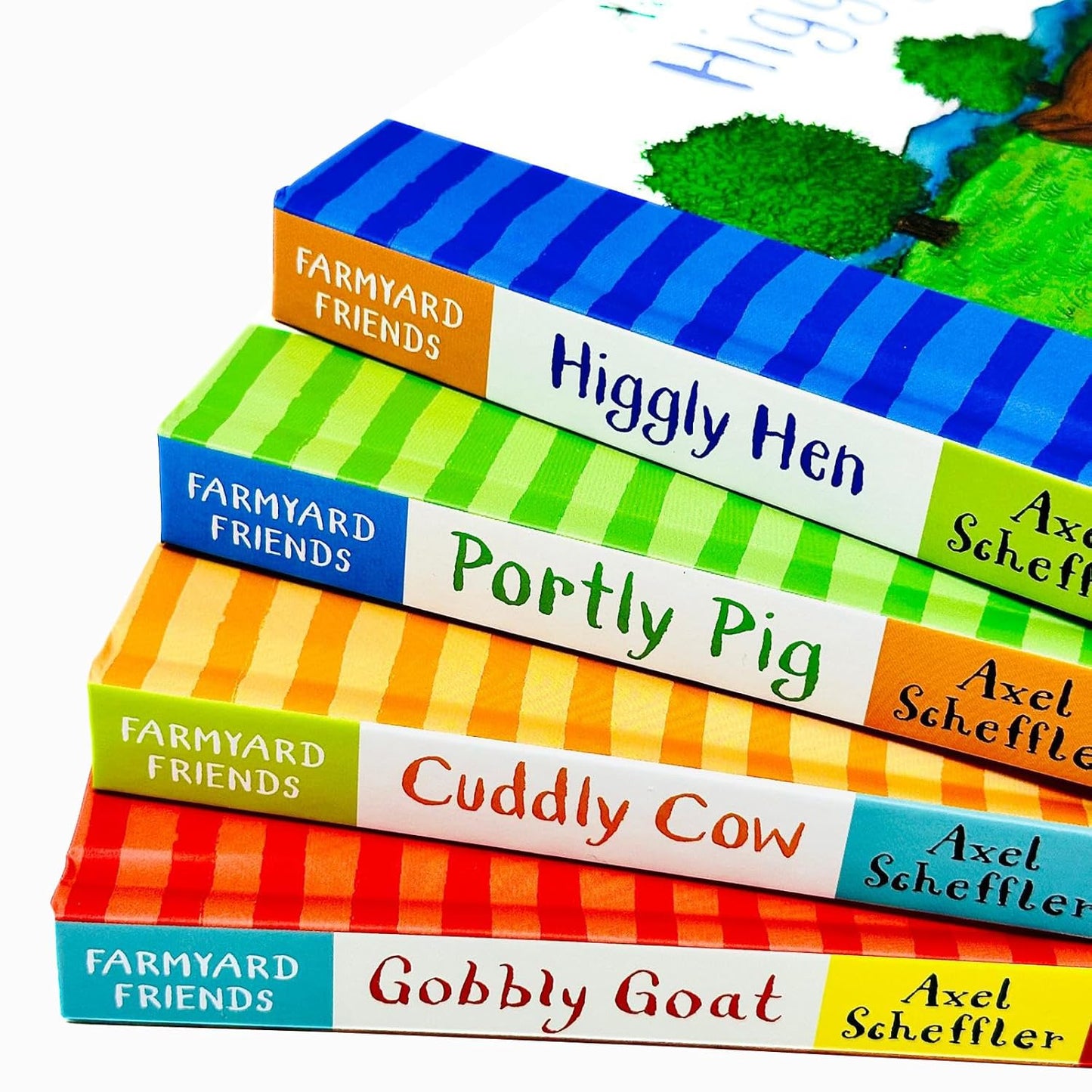 Axel Scheffler Farmyard Friends 4 Books Children Collection - Ages 0-5 - Board Book