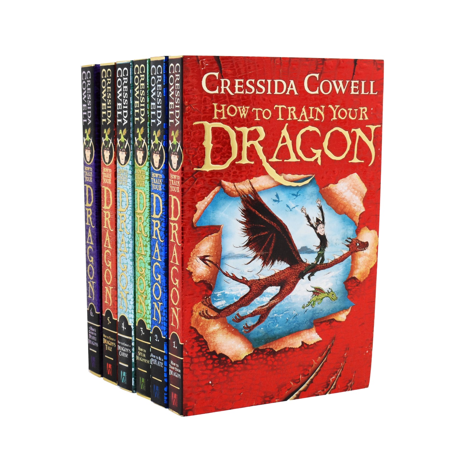 How To Train Your Dragon 6 Books Collection 1 to 6 by Cressida Cowell - Ages 9-14 - Paperback