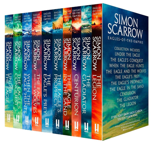 西蒙‧斯卡羅 (Simon Scarrow) 著《帝國之鷹》系列:10 冊套裝 - 小說 - 平裝本