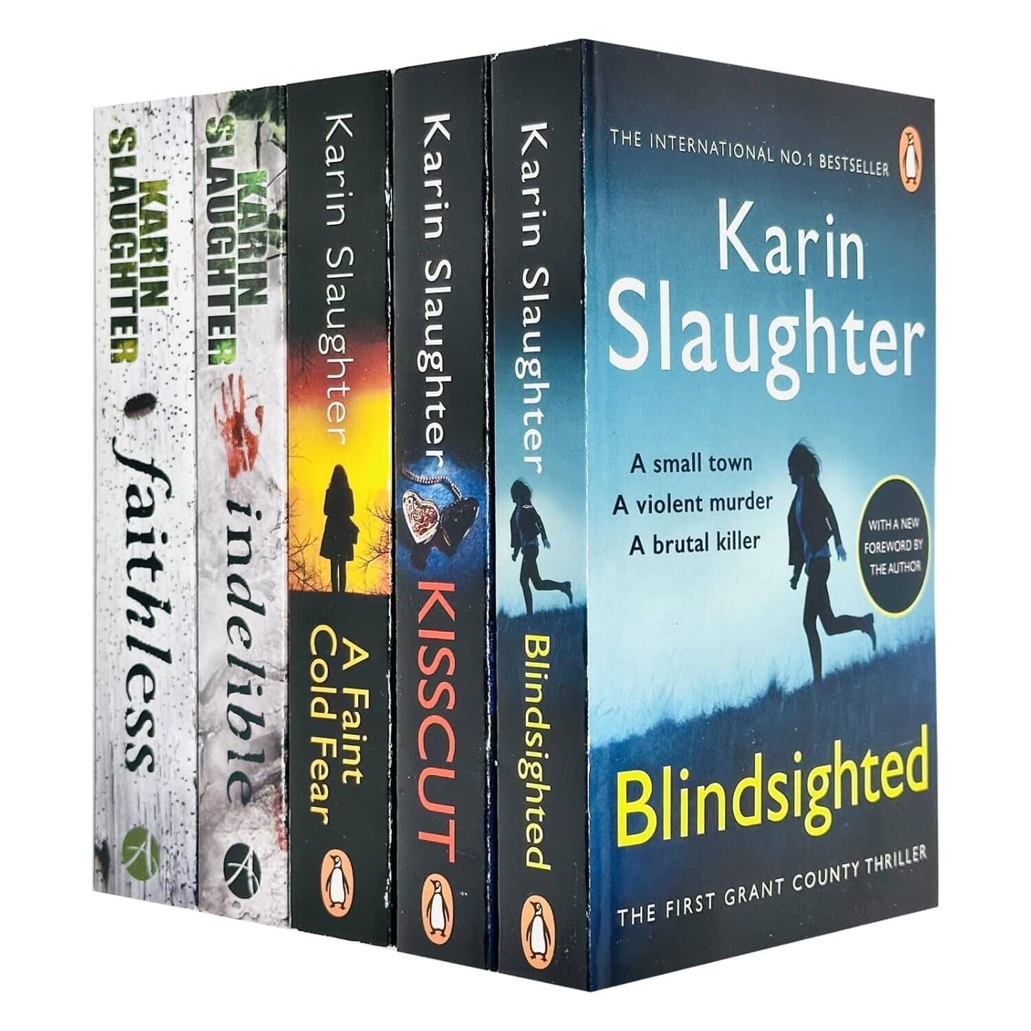 Grant County Series (Book 1-5) by Karin Slaughter 5 Books Collection Set - Fiction - Paperback Fiction Penguin