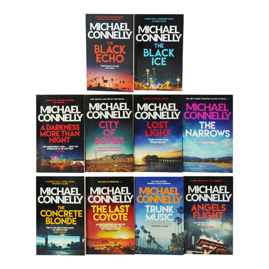Harry Bosch by Michael Connelly: Books 1-10 Collection Set - Fiction - Paperback