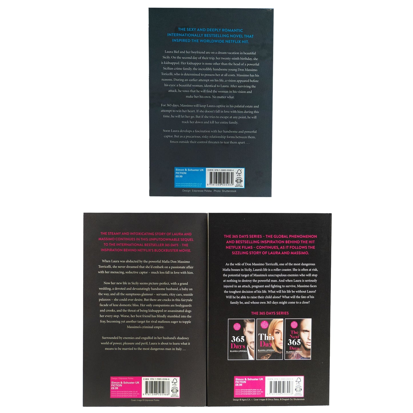 365 Days Series Collection By Blanka Lipinska 3 Books Set - Fiction - Paperback Fiction Simon & Schuster
