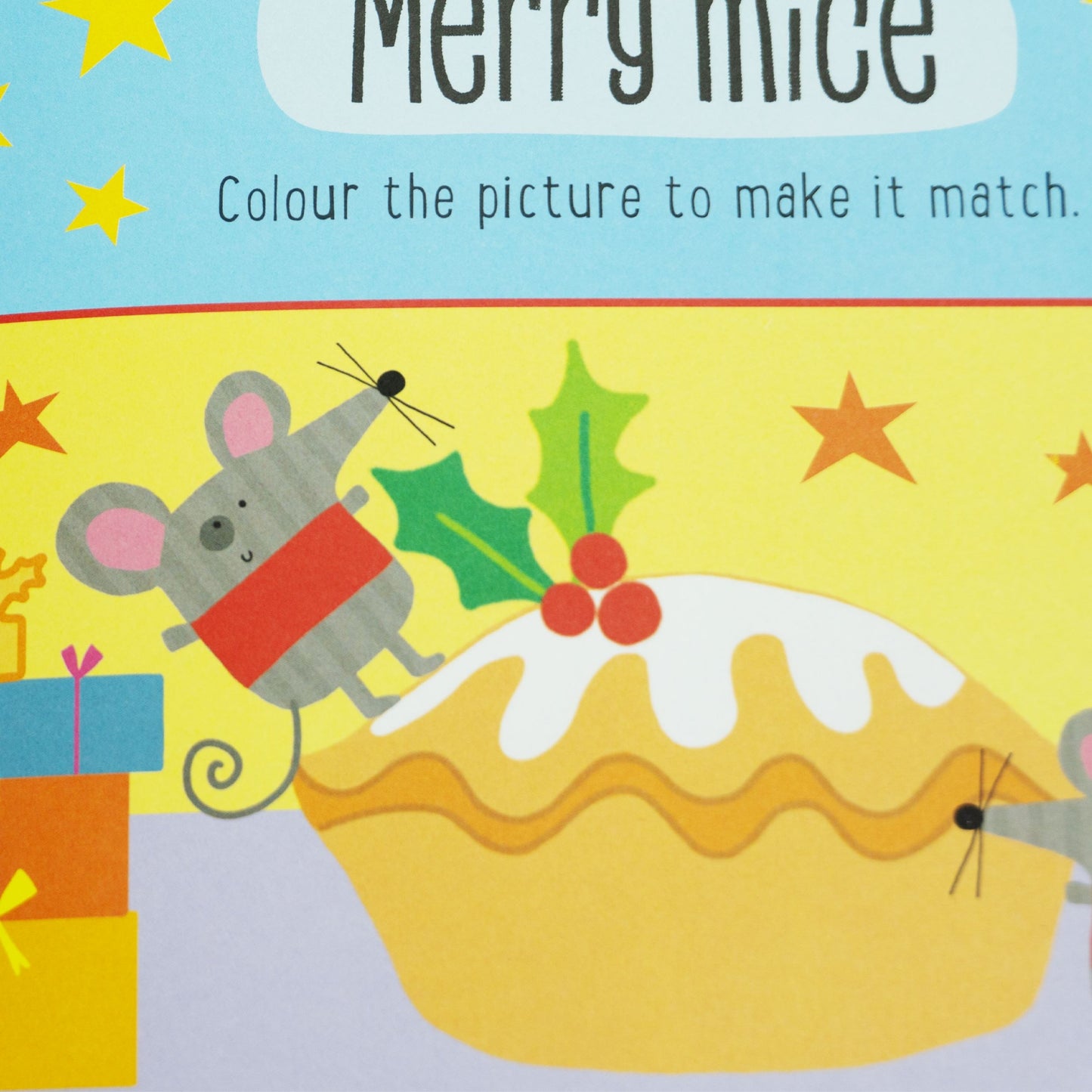 Children's Christmas Activity 6 Books Collection With over 250 Stickers and festive card press-outs - Ages 4+ - Paperback