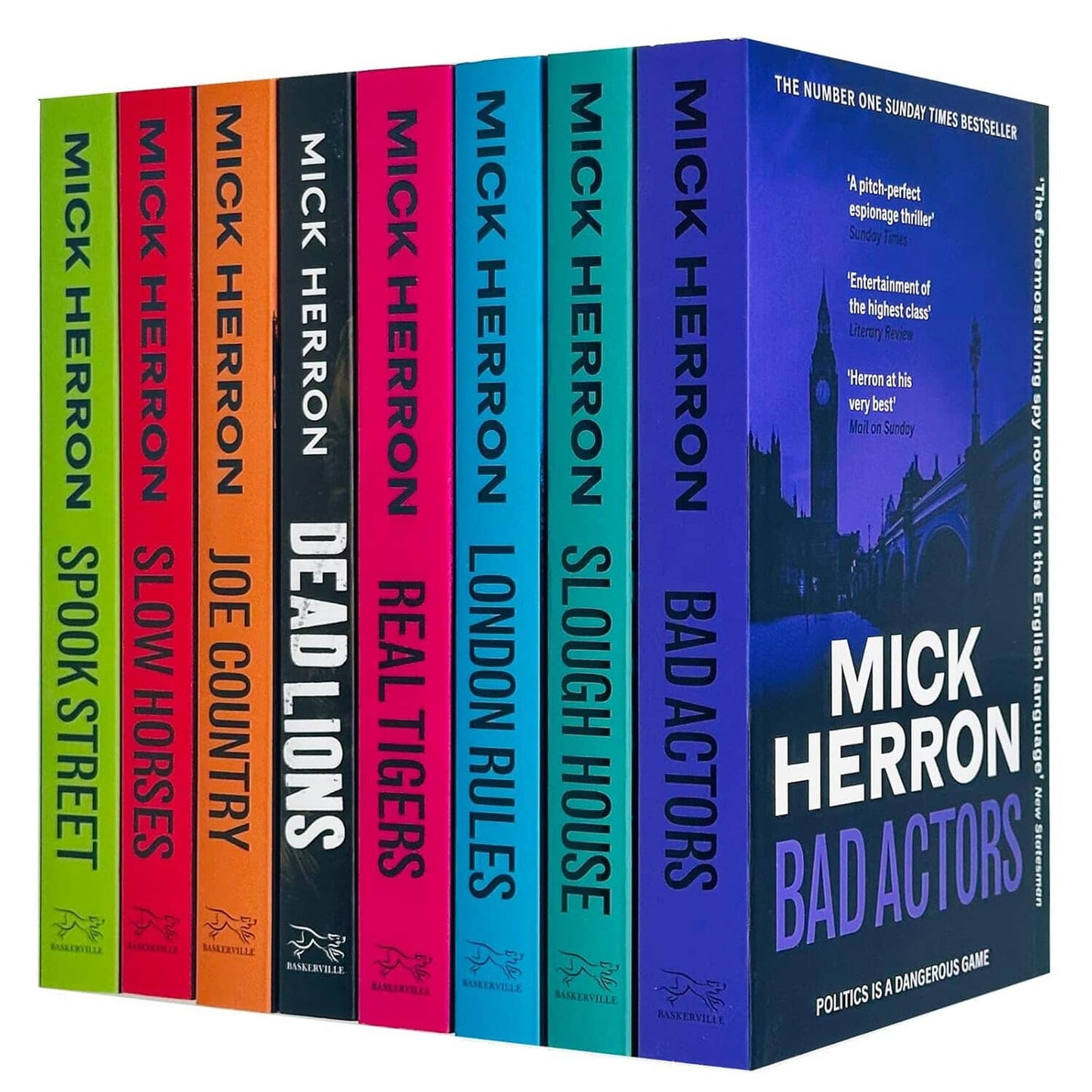 Slough House Series: Book 1-8 by Mick Herron Complete Collection 8 Books Set - Fiction - Paperback