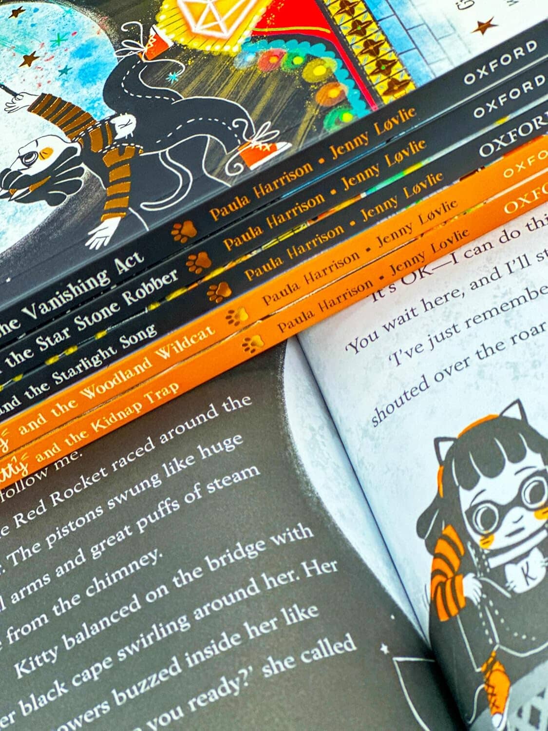 Kitty Series by Paula Harrison (Books 7-12) 6 Books Collection Set - Ages 5+ - Paperback