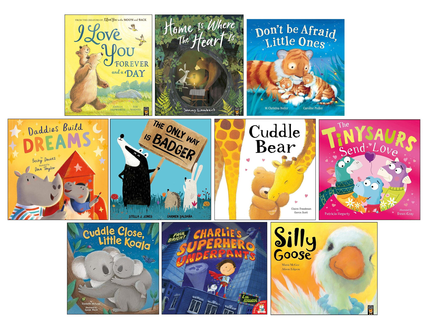 Love And Family Illustrated 10 Picture Books Collection Set - Ages 2+ - Paperback