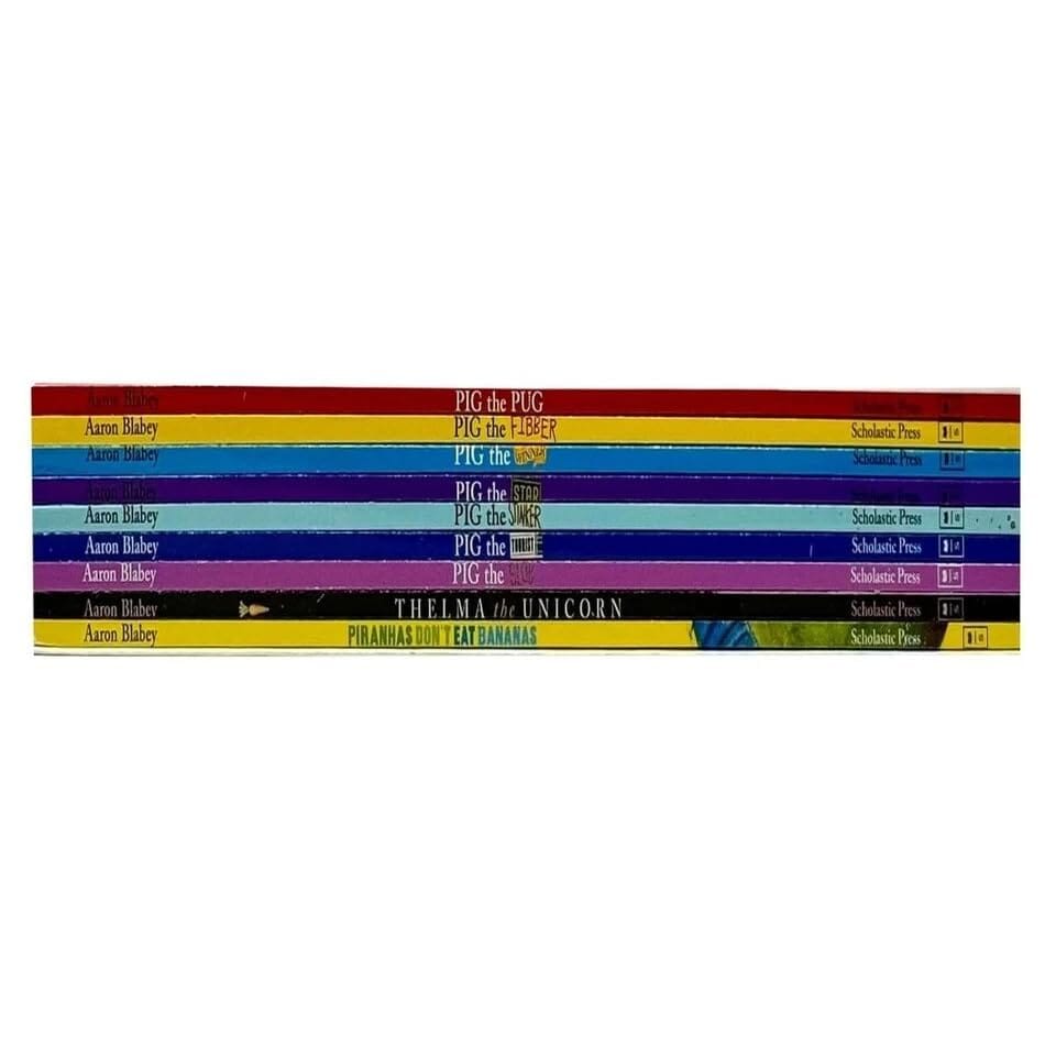 Pig The Pug & Friends by Aaron Blabey 9 Books Boxed Set (Includes Exclusive Poster!) - Ages 3+ - Paperback