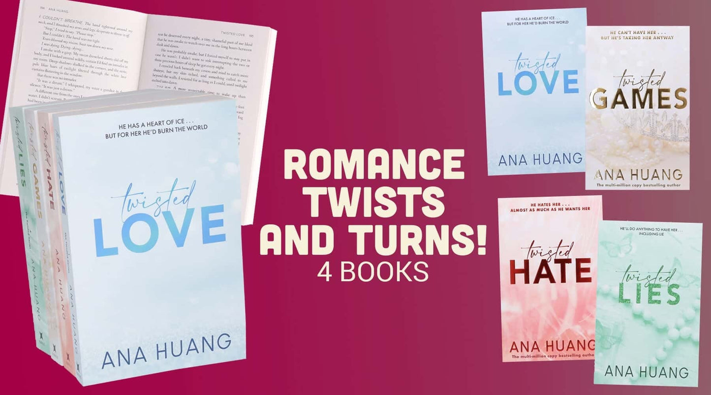 Twisted Series by Ana Huang 4 Books Collection Set - Fiction - Paperback