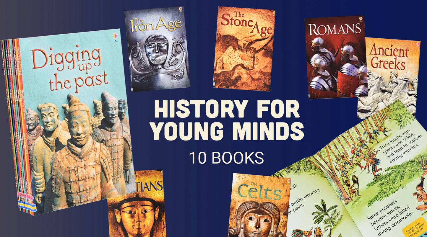 Usborne Beginners History 10 Books Collection Set - Ages 4-7 - Paperback