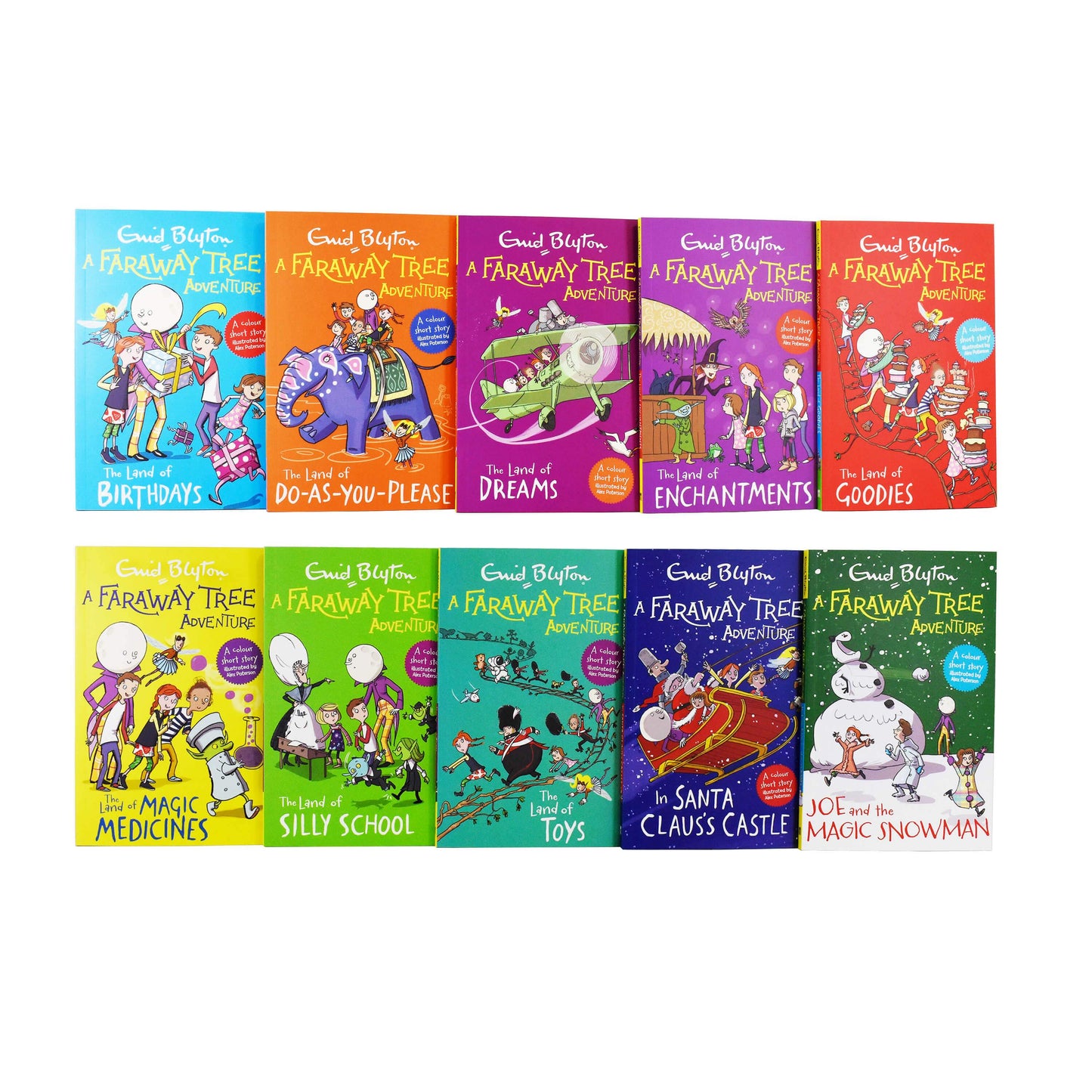 The Complete Faraway Tree Adventures 10 Colour Stories Books Collection Box Set by Enid Blyton - Paperback - Age 7-9 7-9 Egmont