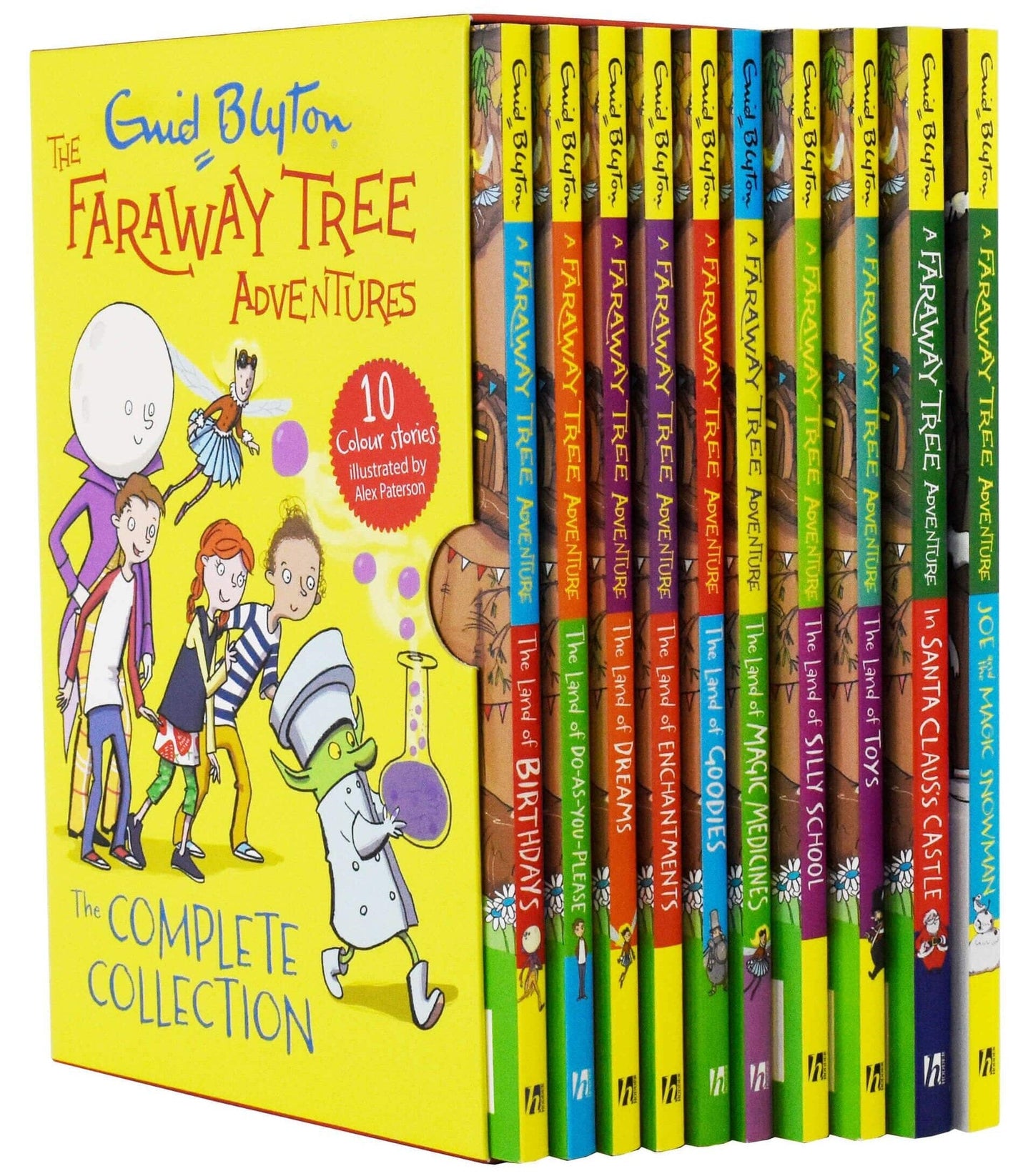 The Faraway Tree Adventures by Enid Blyton 10 Colour Stories Books Box Set - Age 7-9 - Paperback 7-9 Hodder Childrenƒ??s Books