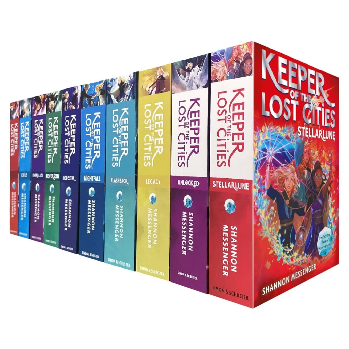 Keeper of the Lost Cities by Shannon Messenger 10 Books Collection Set - Ages 8+ - Paperback