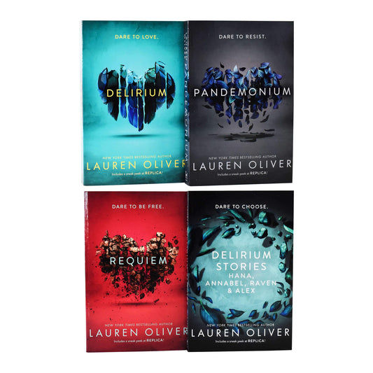 Delirium: The Complete 4 Books Collection By Lauren Oliver - Young Adult - Paperback
