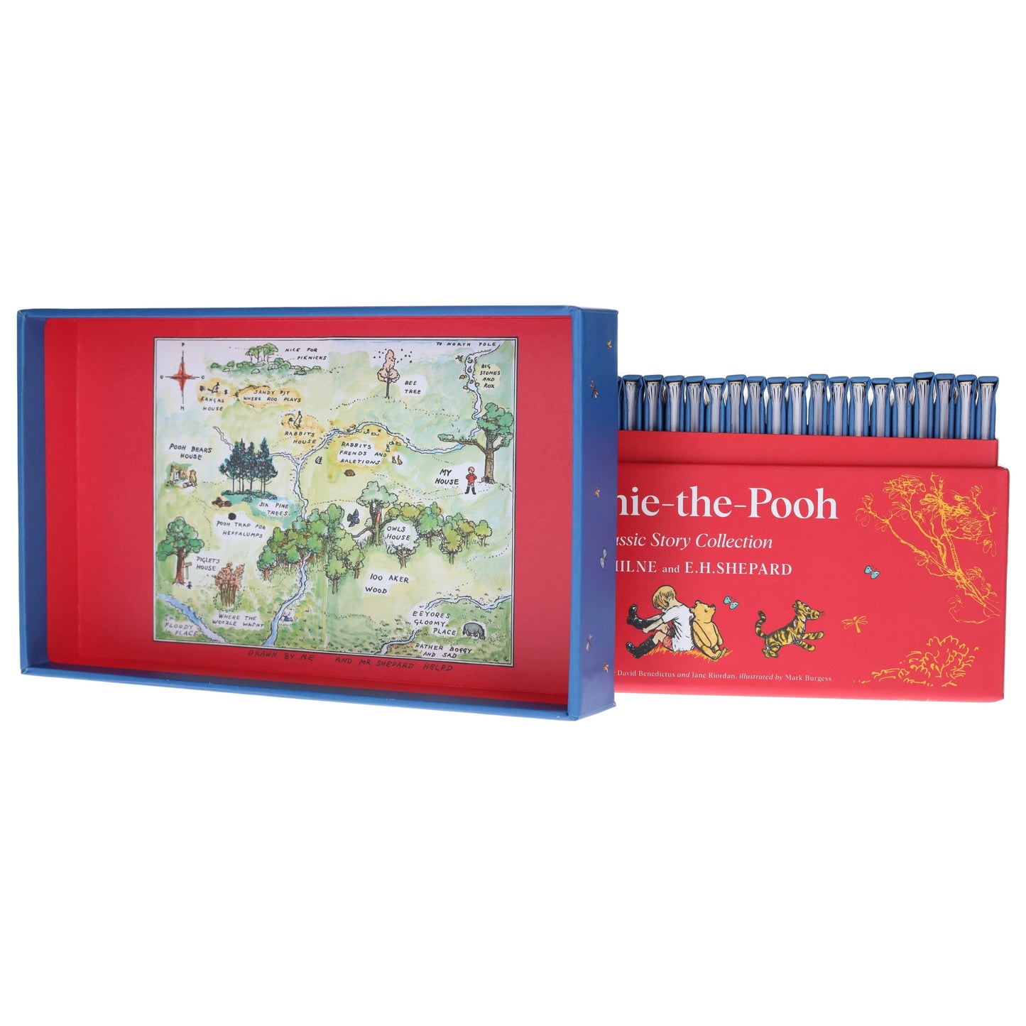 Winnie The Pooh illustrated Classic Story Collection: 30 Books Box Set - Ages 5-9 - Hardback