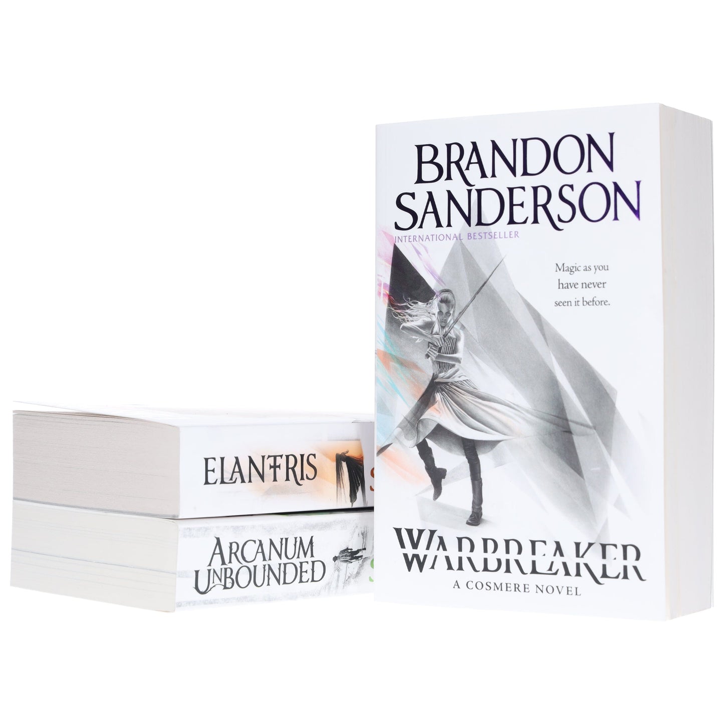 Brandon Sanderson Collection (Arcanum Unbounded, Elantris & Warbreaker) 3 Books Set - Fiction - Paperback