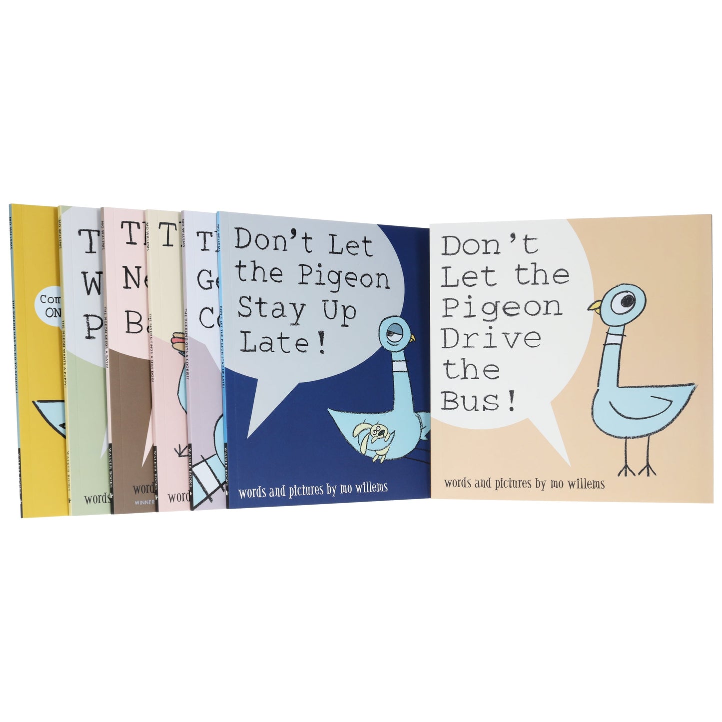 Don't Let the Pigeon Series 7 Books Collection Set By Mo Willems - Age 3-7 - Paperback 0-5 Walker Books Ltd