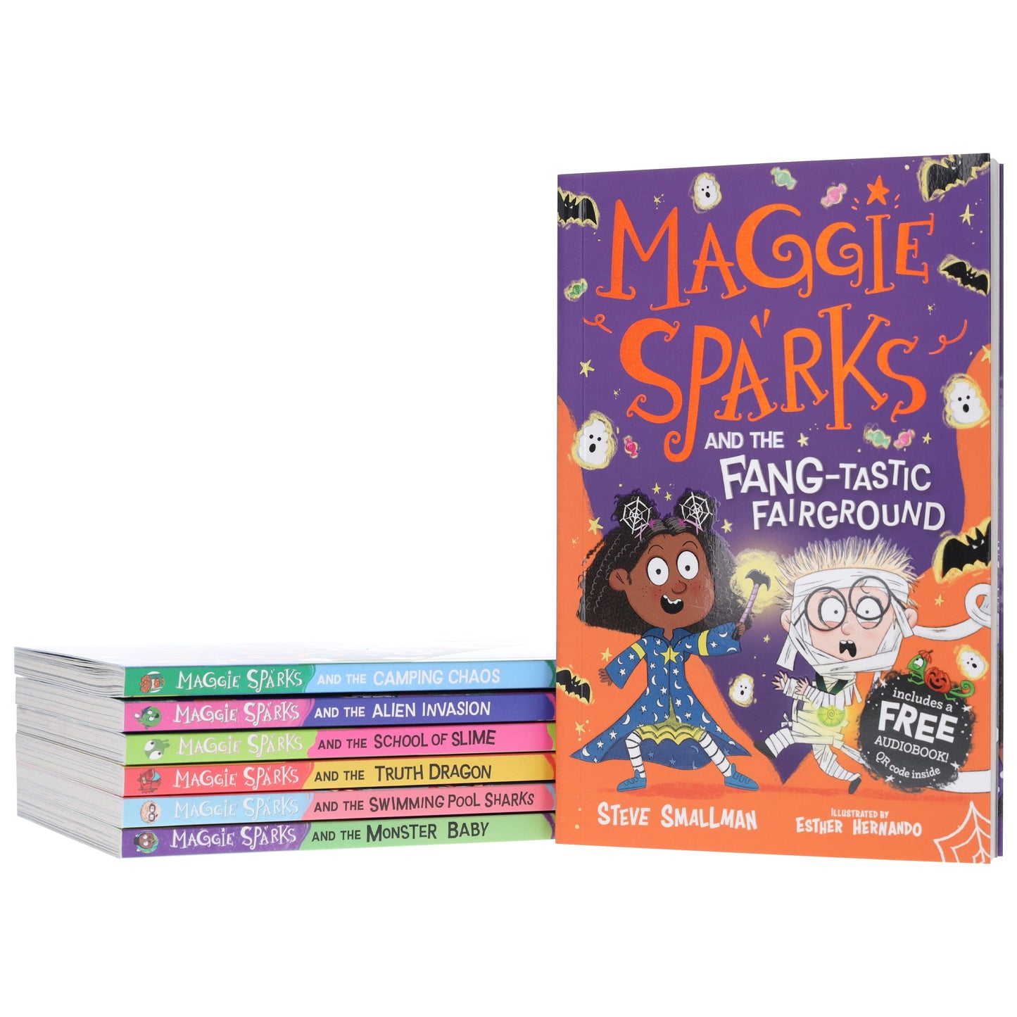 Maggie Sparks Series By Steve Smallman: 7 Books Collection Set With Free Audio Books - Ages 5-7 - Paperback 5-7 Sweet Cherry Publishing