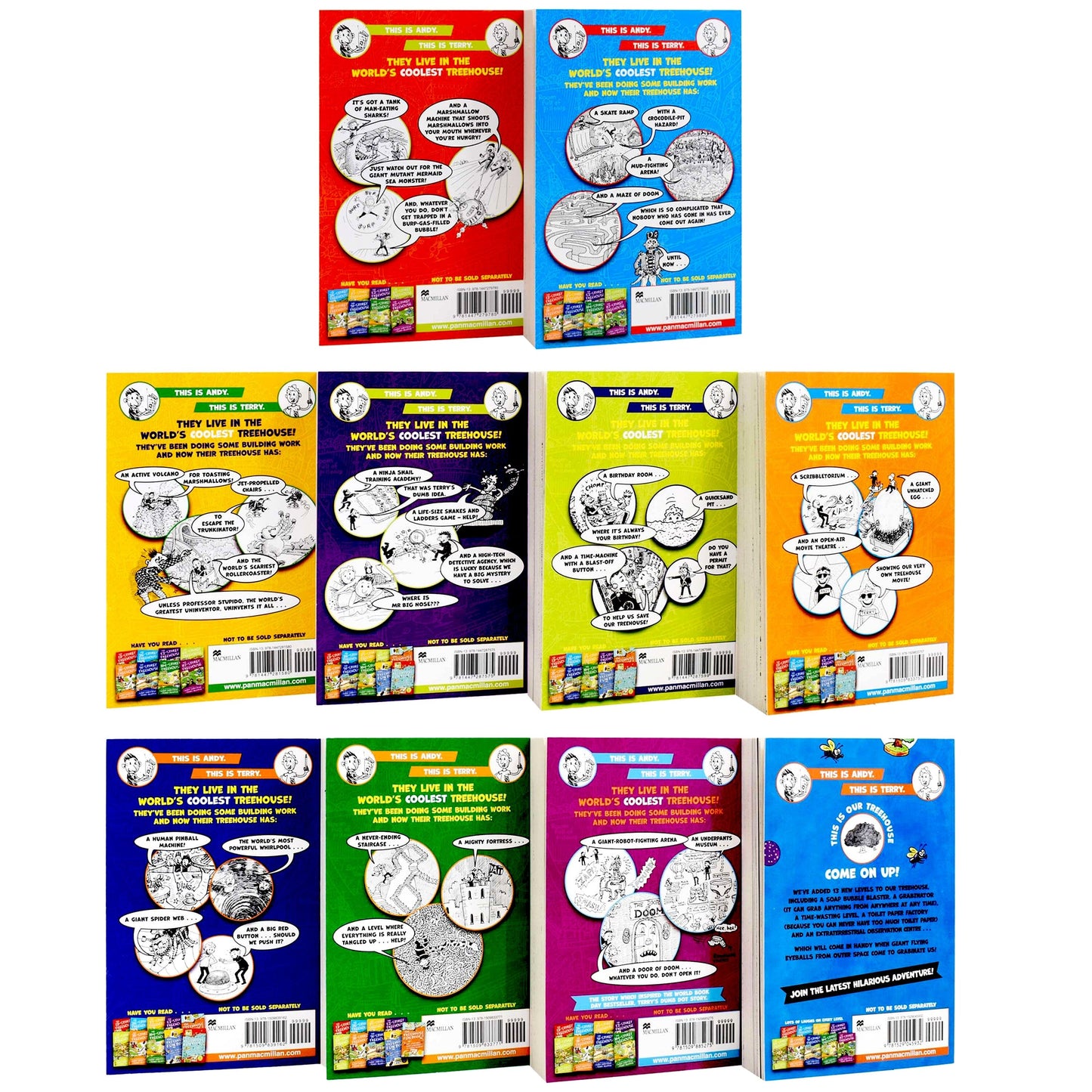 The Treehouse Series by Andy Griffiths & Terry Denton 10 Books Collection Box Set - Ages 7-11 - Paperback