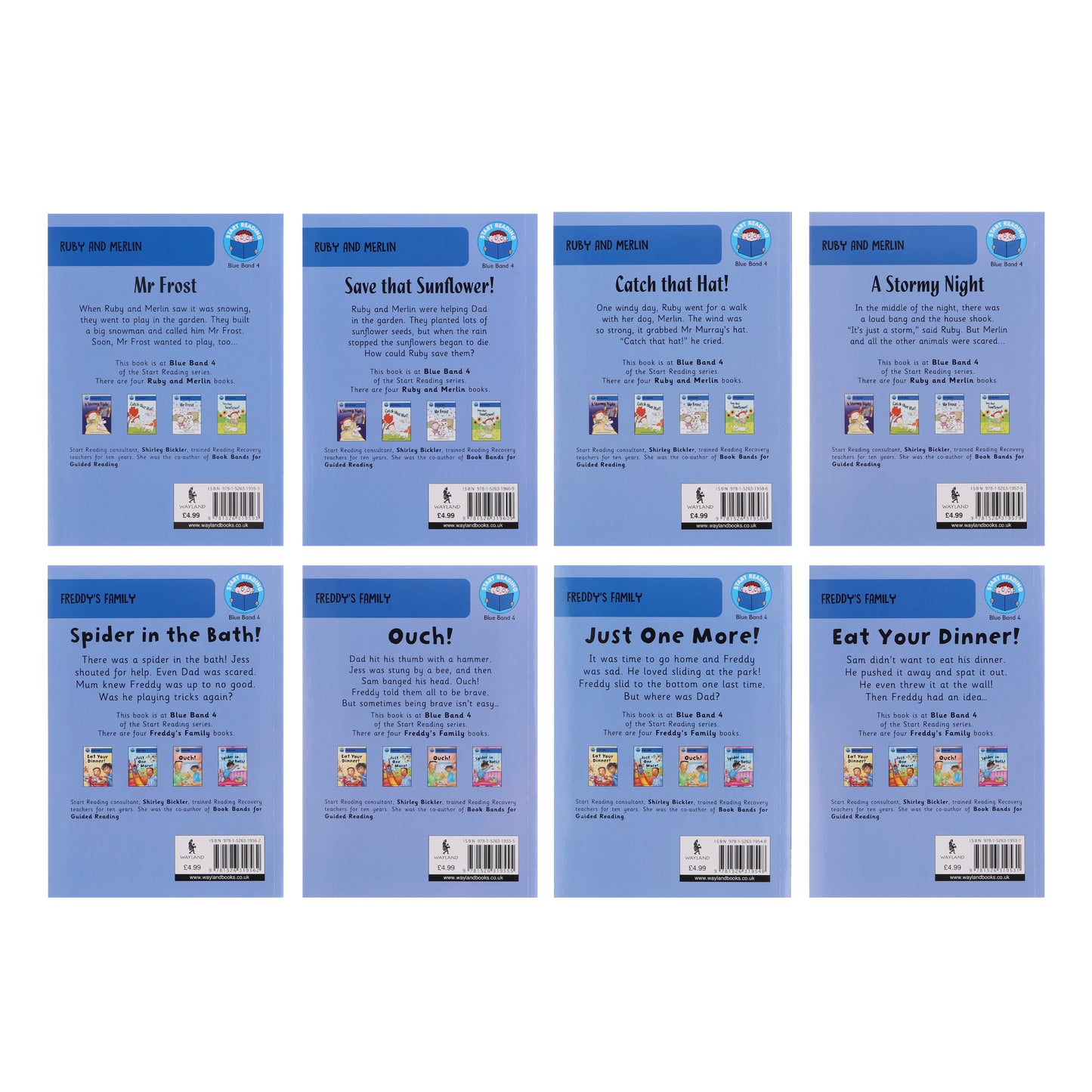 Start Reading 52 Books Collection Box Set Level 1 to 9 - Ages 5-7 - Paperback - Wayland