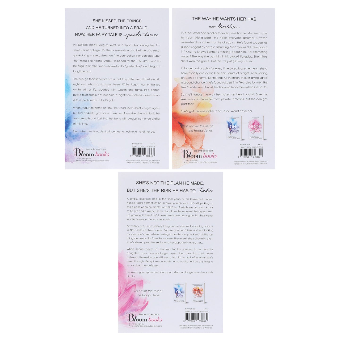 HOOPS Series By Kennedy Ryan 3 Books Collection Set - Fiction - Paperback
