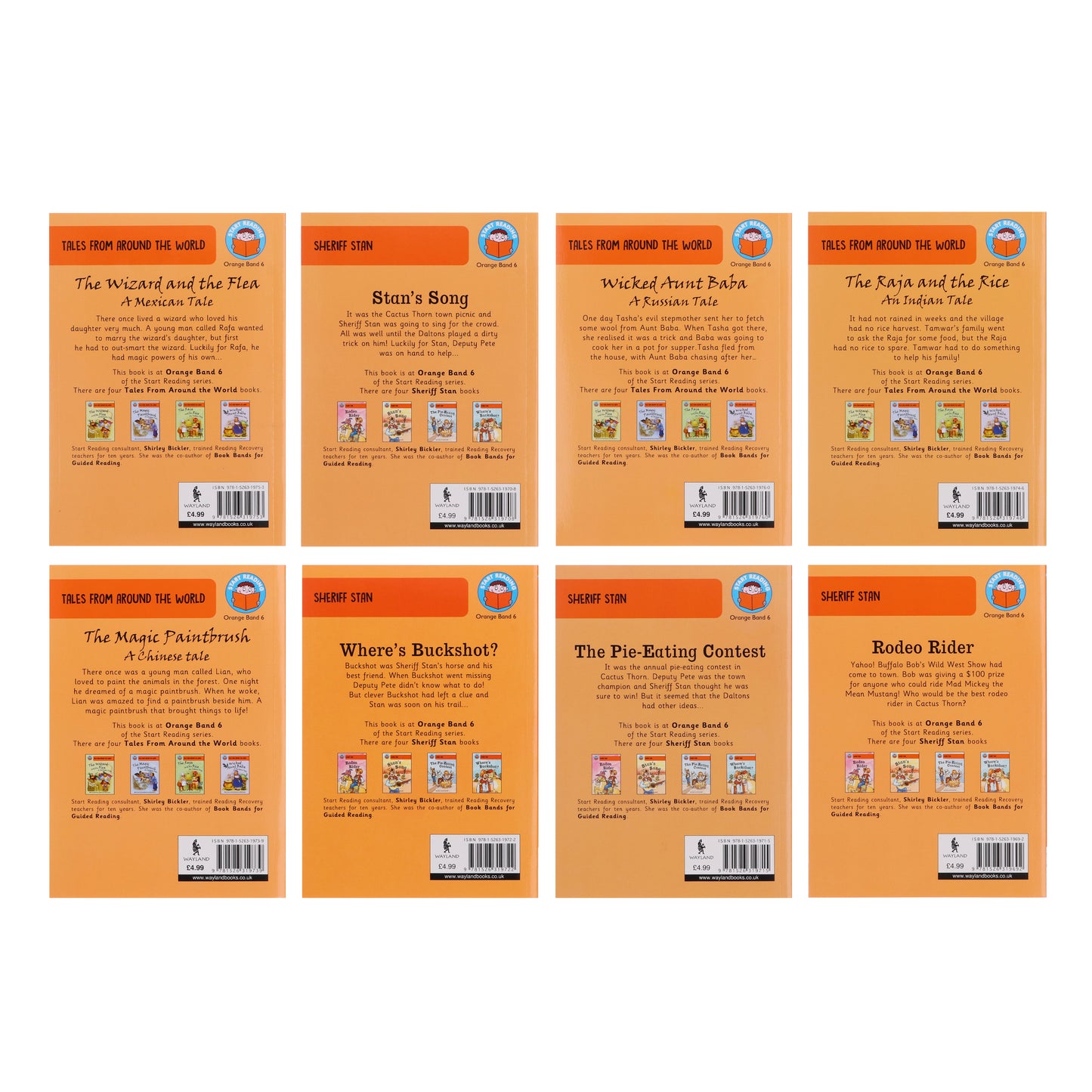 開始閱讀 52 本合集盒裝 1 至 9 年級 - 適合年齡 5-7 歲 - 平裝 - Wayland