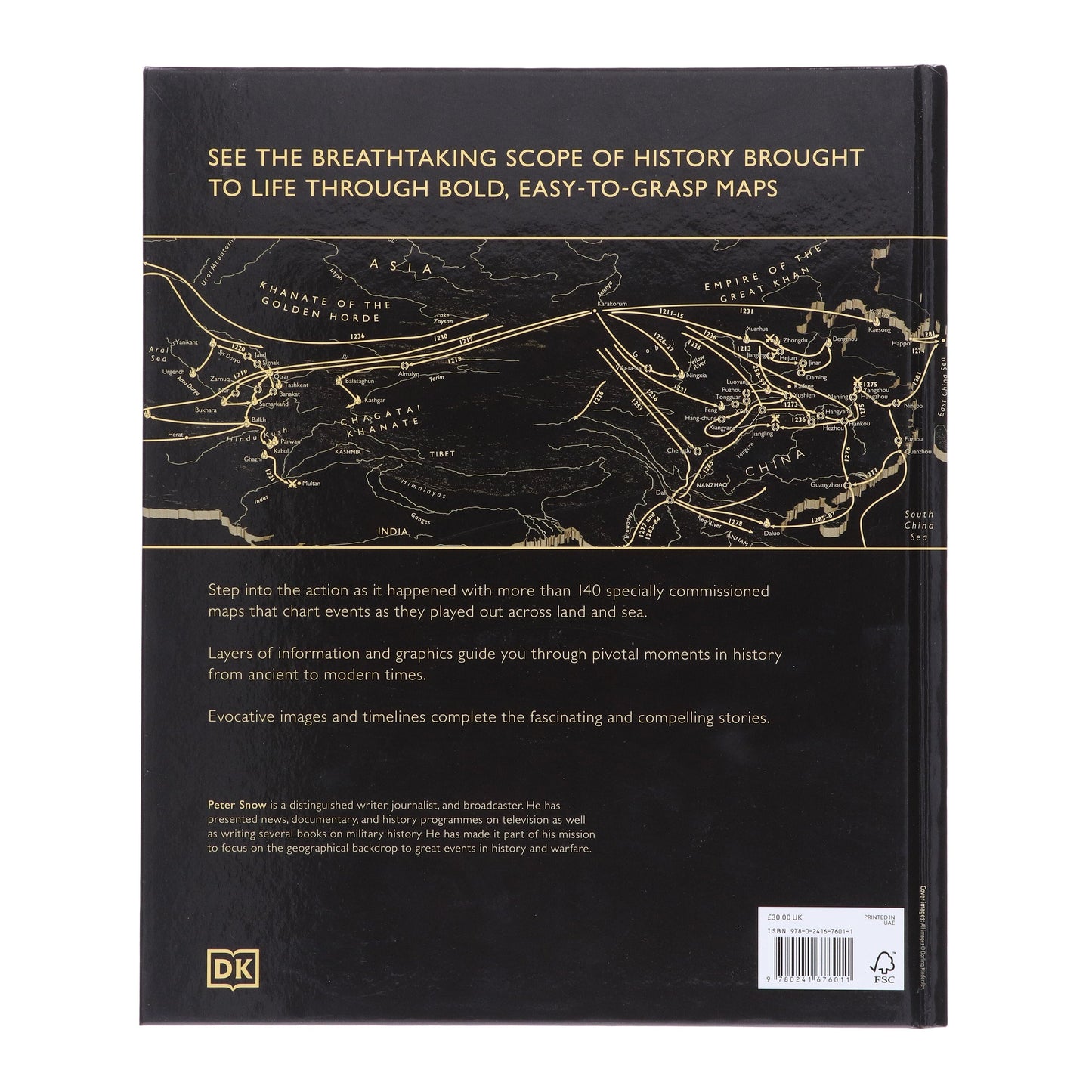 History of the World Map by Map By Peter Snow & DK - Non Fiction - Hardback