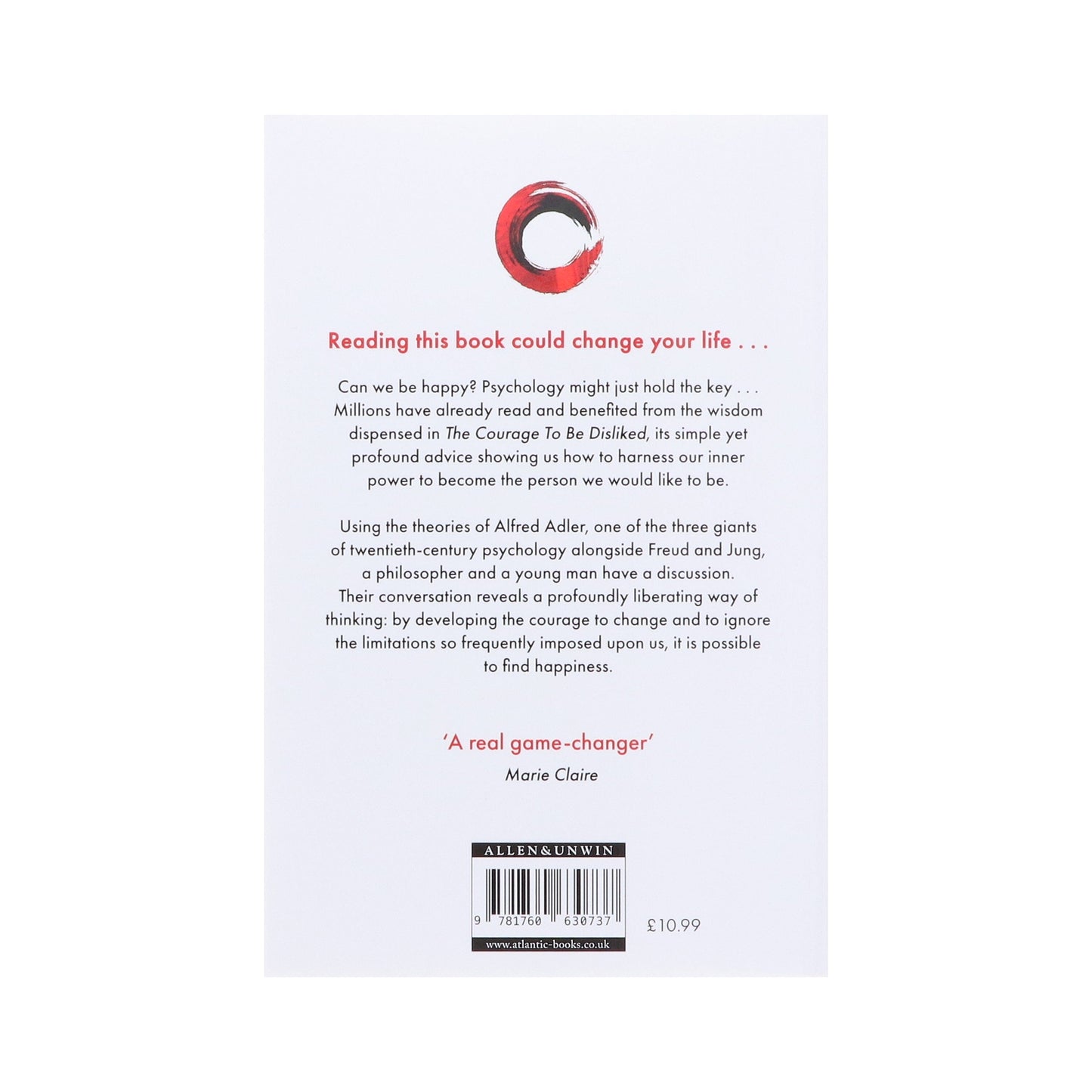 The Courage To Be Disliked Book By Ichiro Kishimi & Fumitake Koga - Non Fiction - Paperback Non-Fiction Allen & Unwin