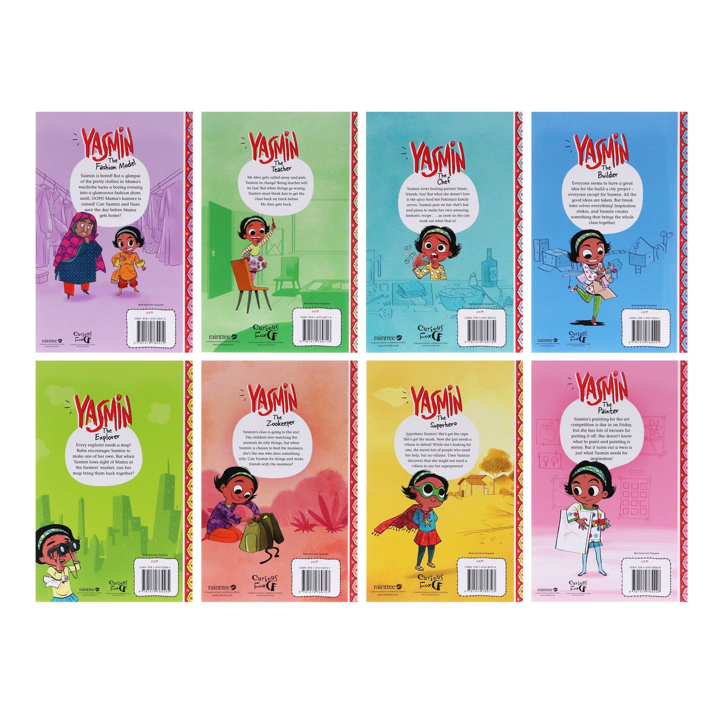 Yasmin Collection by Saadia Faruqi 8 Books Set - Ages 6-8 - Paperback