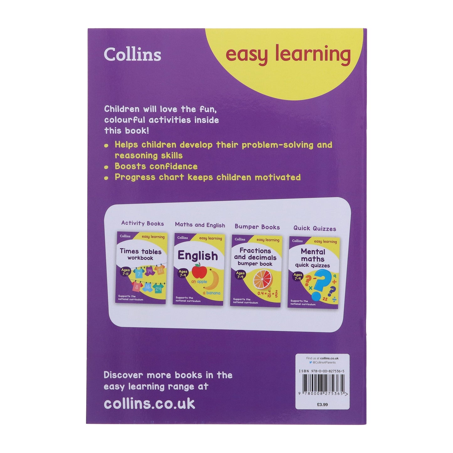 Collins Easy Learning Starter Set: Ideal for home learning 6 Books (Collins Easy Learning KS2) - Ages 7-9 - Paperback 7-9 HarperCollins Publishers