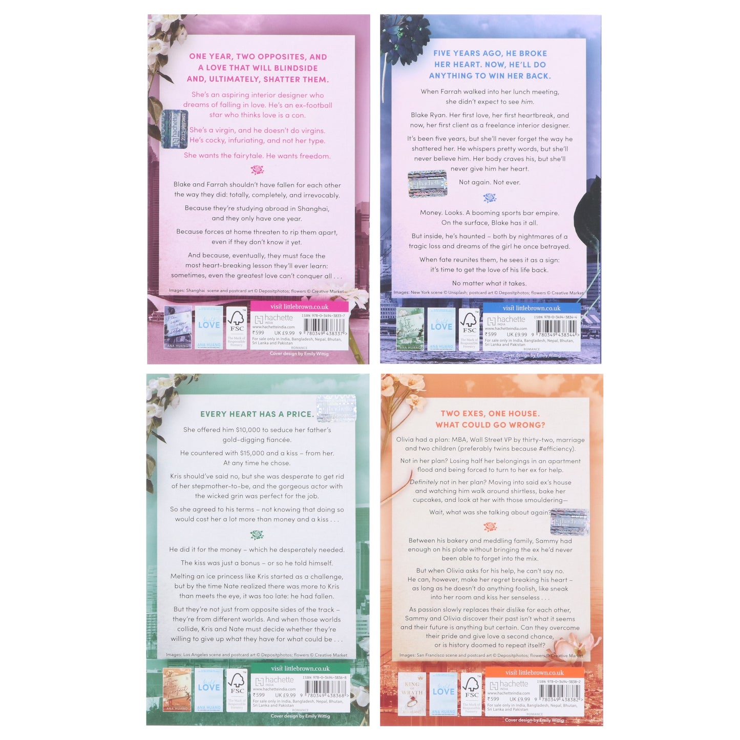 If Love Series by Ana Huang: 4 Books Collection Set - Fiction - Paperback