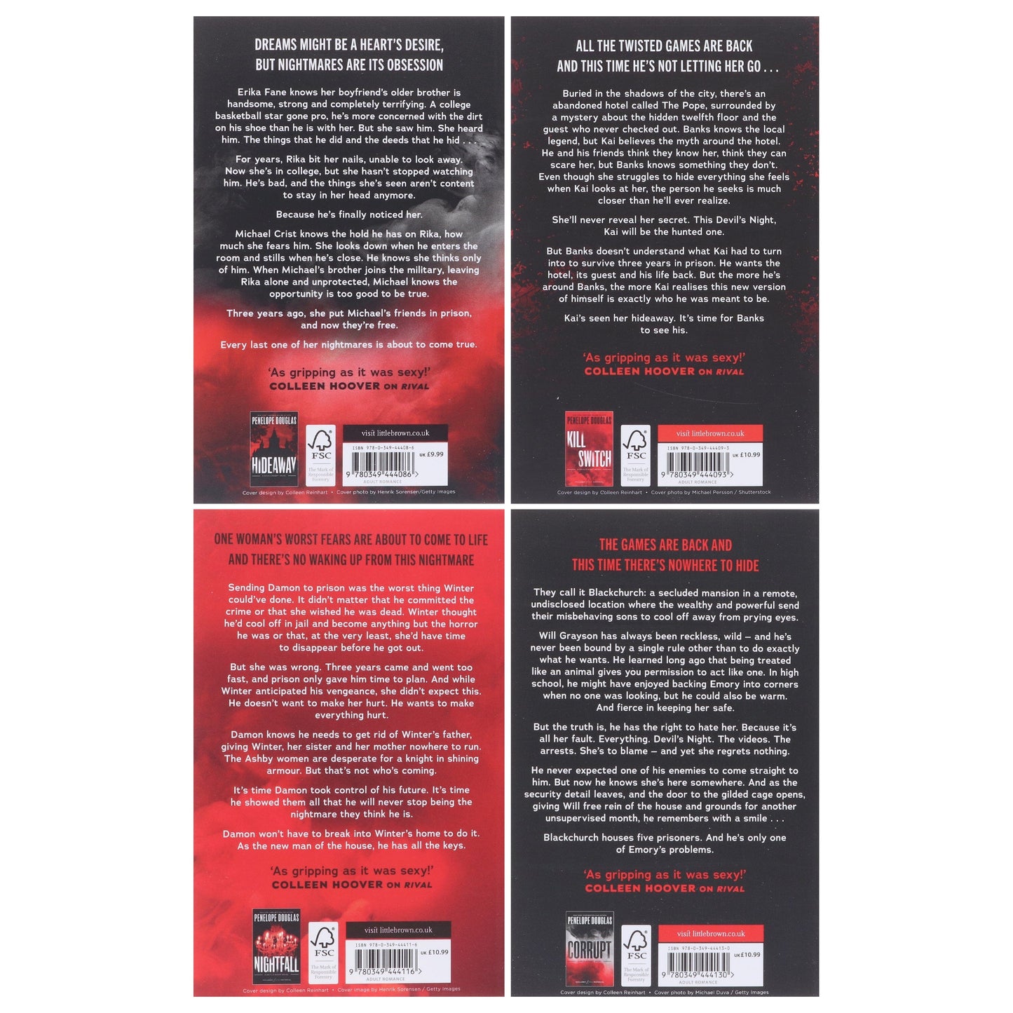 Devil's Night Series By Penelope Douglas 4 Books Collection Set - Fiction - Paperback Fiction Hachette