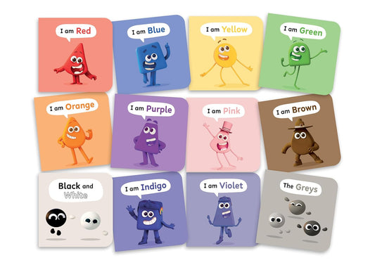 A Case of Colourblocks 12 Mini Books Collection Box Set - Ages 0-5 - Board book