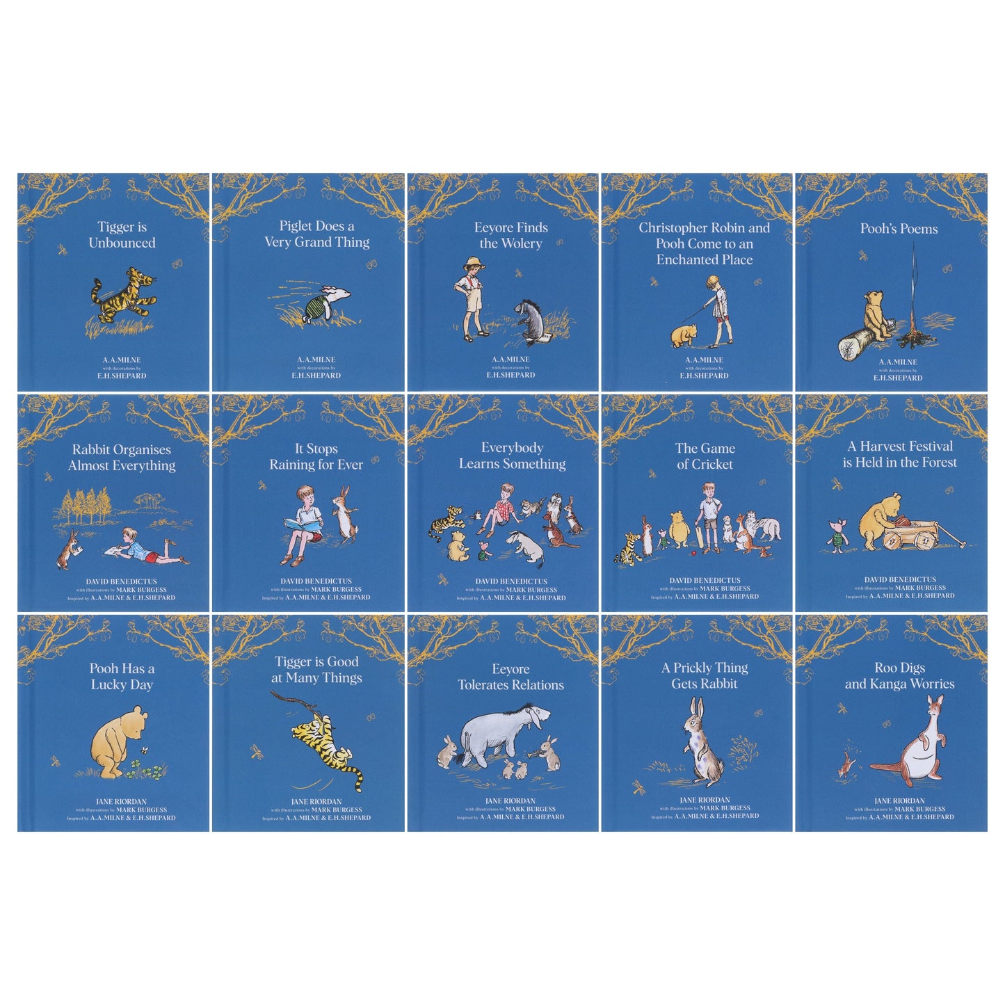 Winnie The Pooh illustrated Classic Story Collection: 30 Books Box Set - Ages 5-9 - Hardback