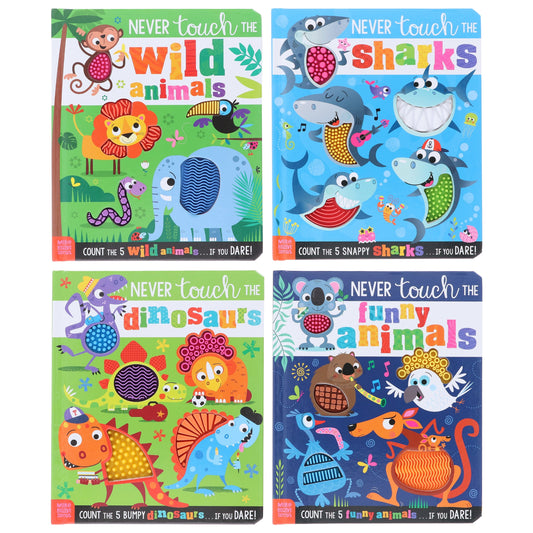 Never Touch The Animals Gift Set 4 Books Collection Box Set - Ages 1+ - Board Book