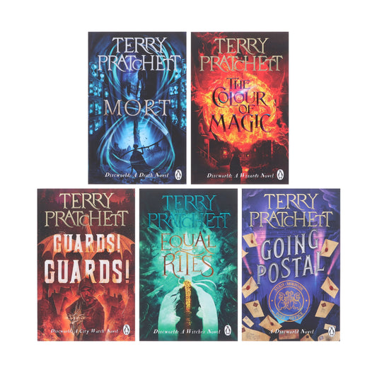 Discworld by Terry Pratchett: Enter the Discworld 5 Books Box Set - Fiction - Paperback Fiction Penguin