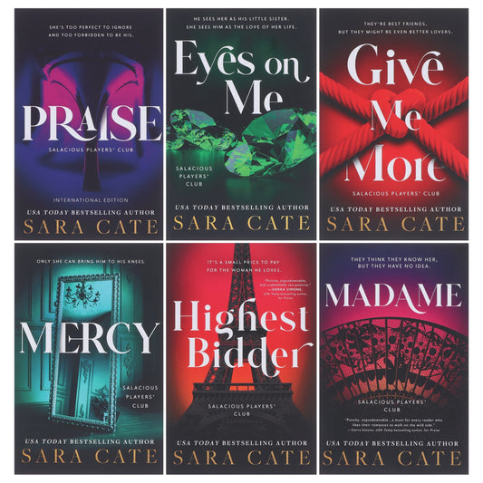 Salacious Players' Club Series By Sara Cate 6 Books Collection Set - Fiction - Paperback