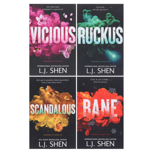 Sinners of Saint Series by L.J. Shen 4 Books Collection Set - Fiction - Paperback