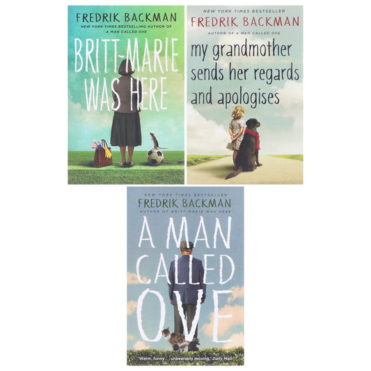 Fredrik Backman 3 Books Collection Set - Fiction - Paperback