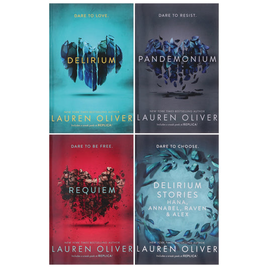 譫妄:勞倫‧奧利佛 (Lauren Oliver) 著《譫妄:全集 4 冊》- 青少年讀物 - 平裝本