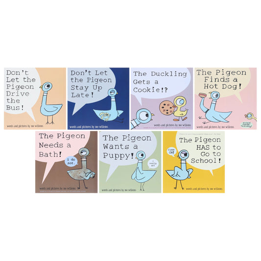 Don't Let the Pigeon Series 7 Books Collection Set By Mo Willems - Age 3-7 - Paperback 0-5 Walker Books Ltd